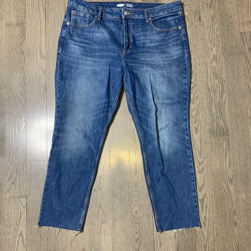 Old Navy Power Straight High Rise Jeans